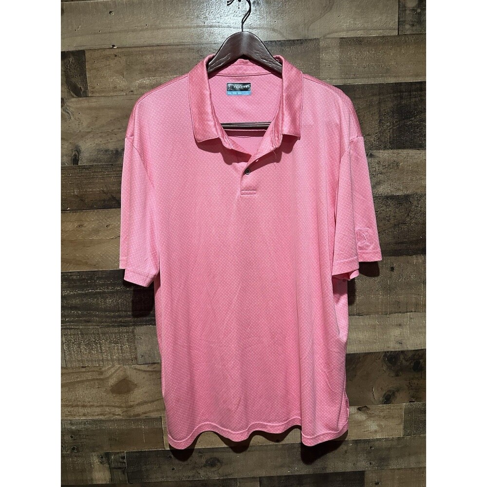 PGA Tour Pink Polo Shirt XXL Mens